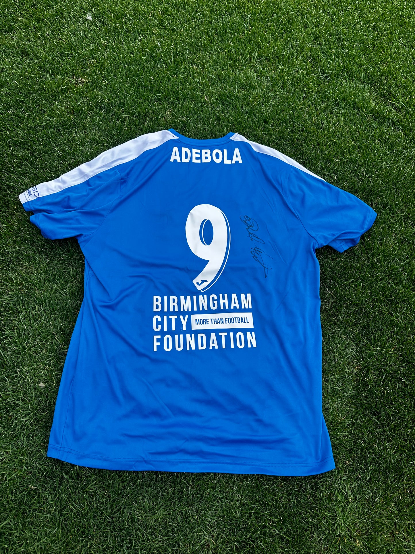 Bluesfest 2024 shirt worn and signed by Dele Adebola